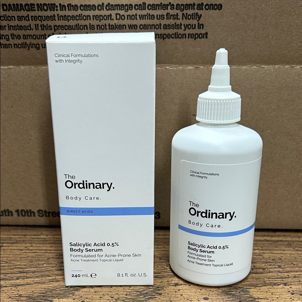 The Ordinary. Salicylic Acid 0.5% Body Serum - 8.1 oz / 240 ml - New in Box